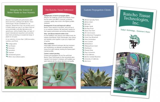 Rancho Tissue brochure